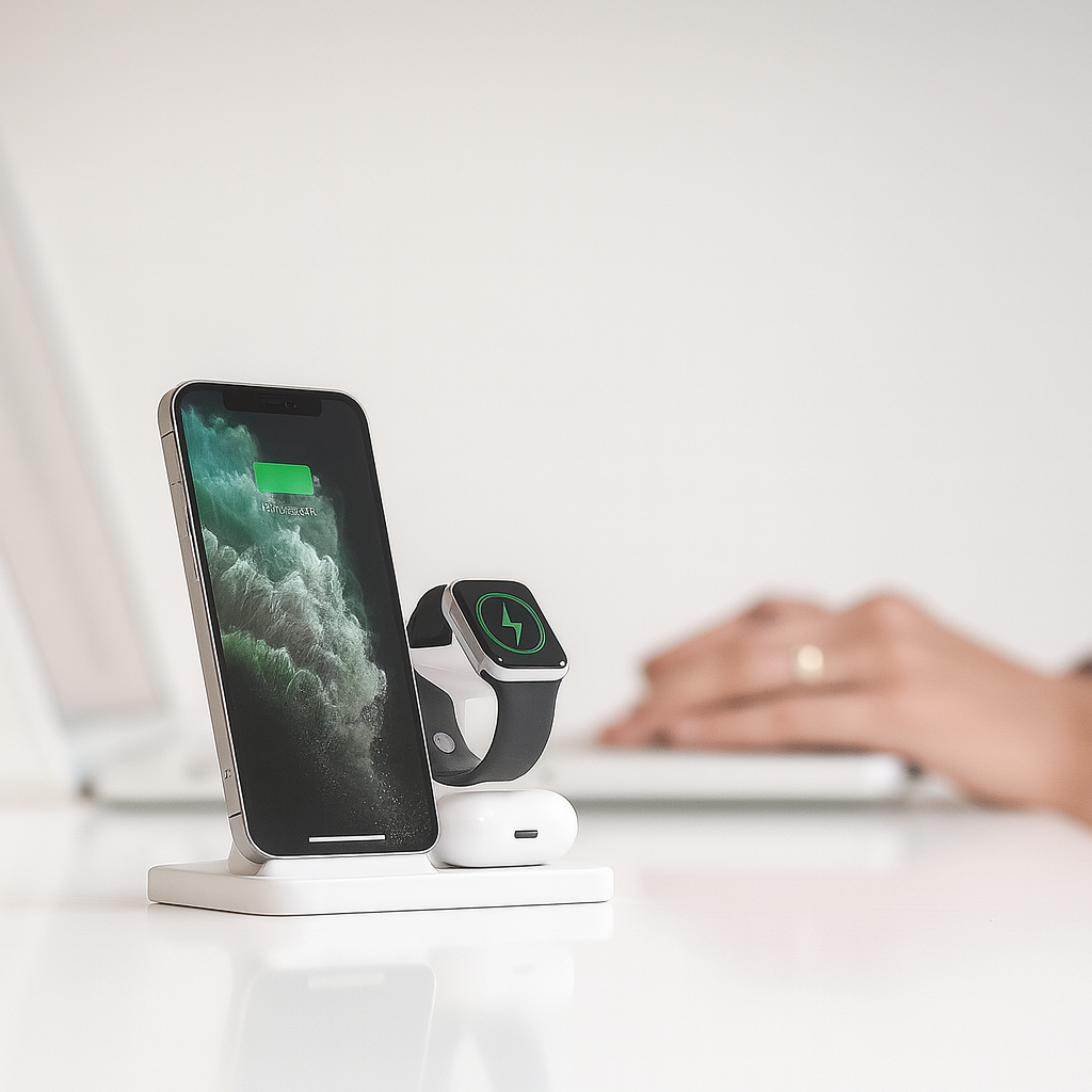 TriCharge 3-in-1 Wireless Charging Station