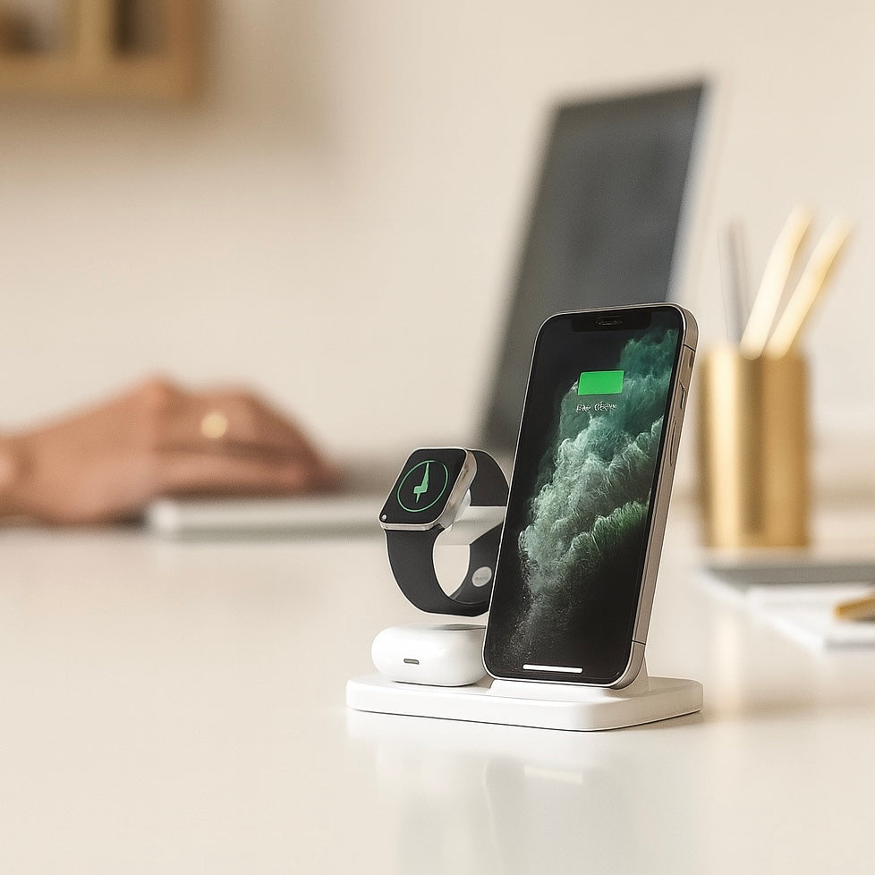 TriCharge 3-in-1 Wireless Charging Station